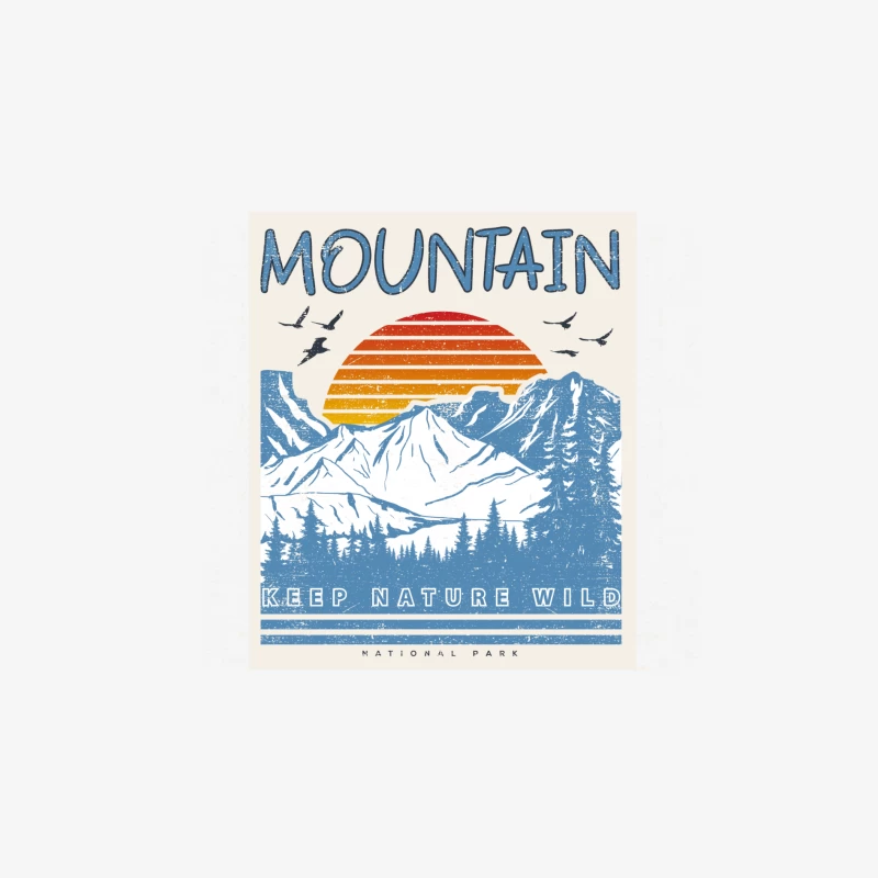 Berglandschaft bei Sonnenuntergang Damen Langarm T-Shirt