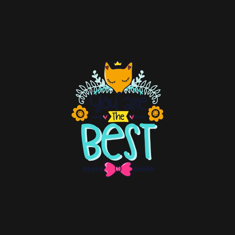 Motif mignon de renard avec message inspirant Femme T-Shirt