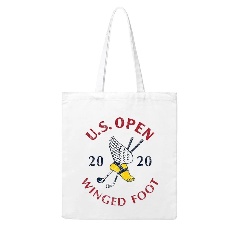 2020 US Open Golf Championship at Winged Foot Logo Design Cotton Tote Bag