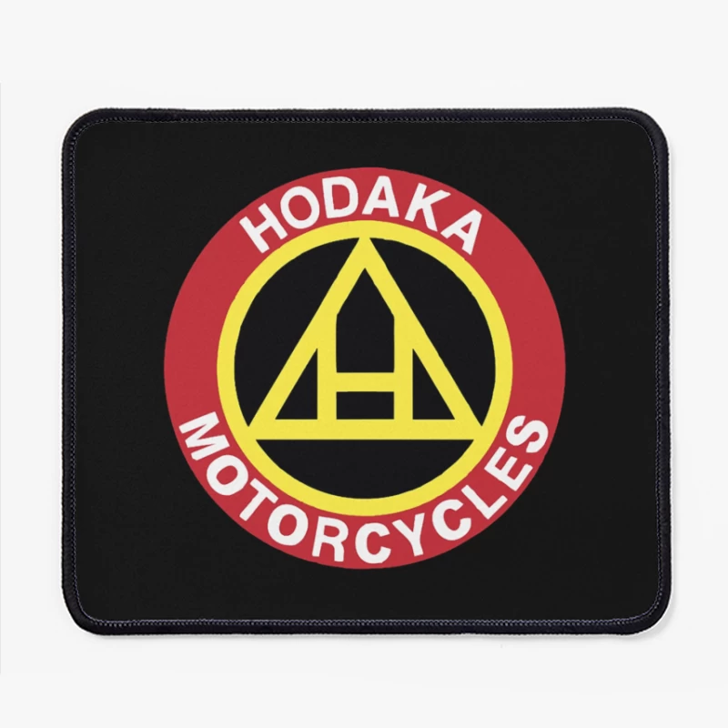 Vintage Hodaka Motorcycles Logo Design Mouse Pad