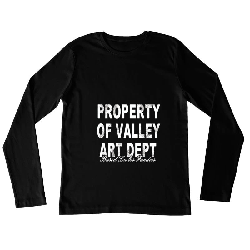 Design de T-shirt du Département d'Art Femme Manches Longues T-Shirt