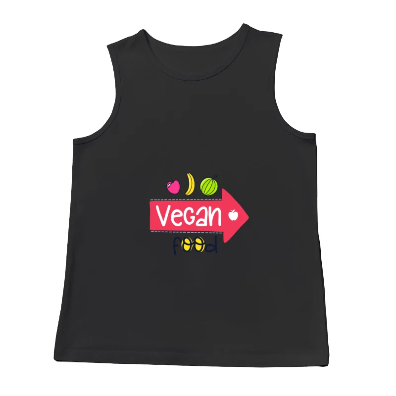 Ensemble de nourriture végétalienne colorée Homme Débardeur