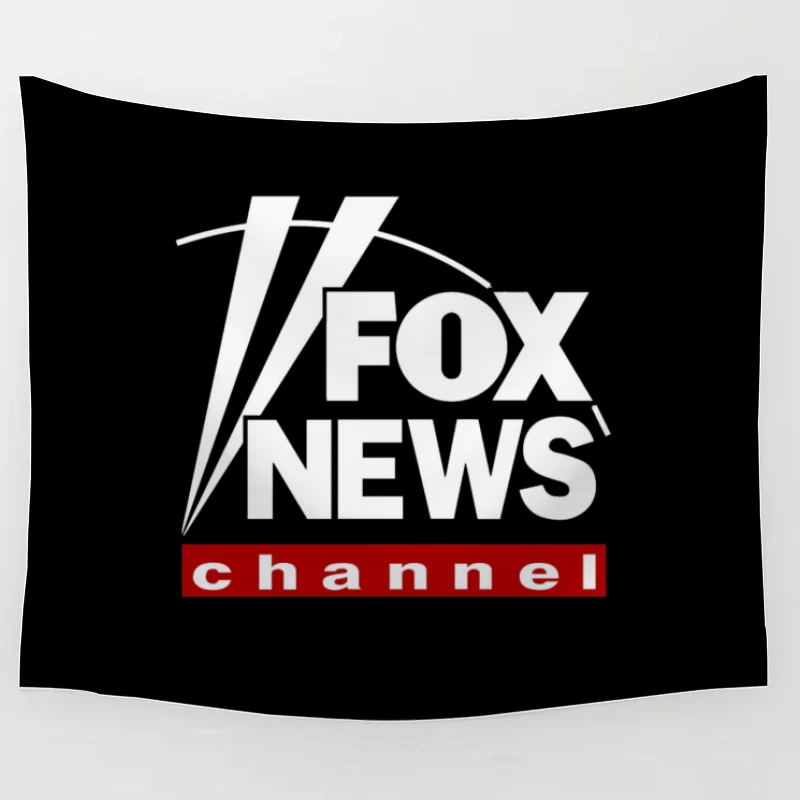 Fake News Channel Fox News Logo Tapestry