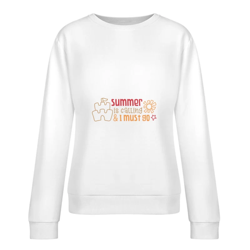 L'appel de l'été Femme Sweat-shirt à enfiler