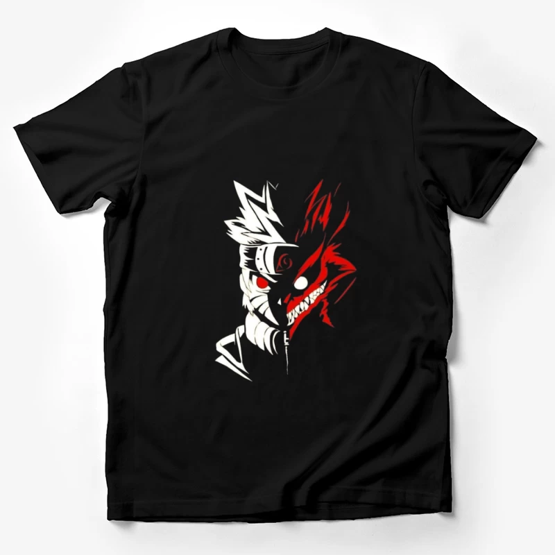 Halb Mensch, halb Dämon Kunstwerk Herren T-Shirt