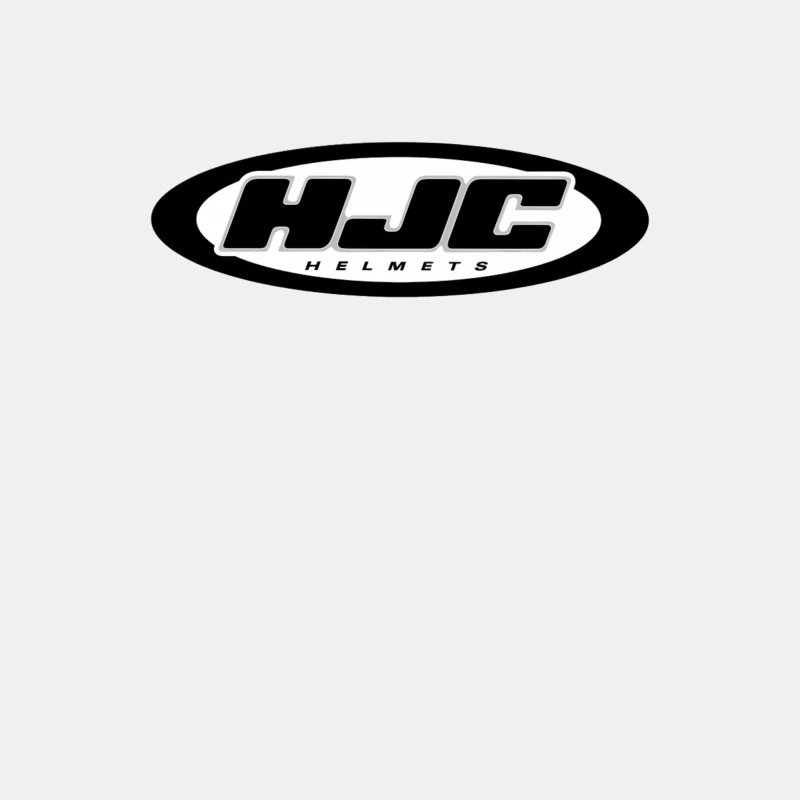 HJC Helmets Motorcycle Brand Logo in Black and White Male Tank Top