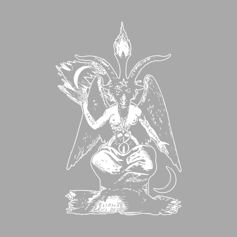 Baphomet Eliphas Levi Female Pullover Hoodie