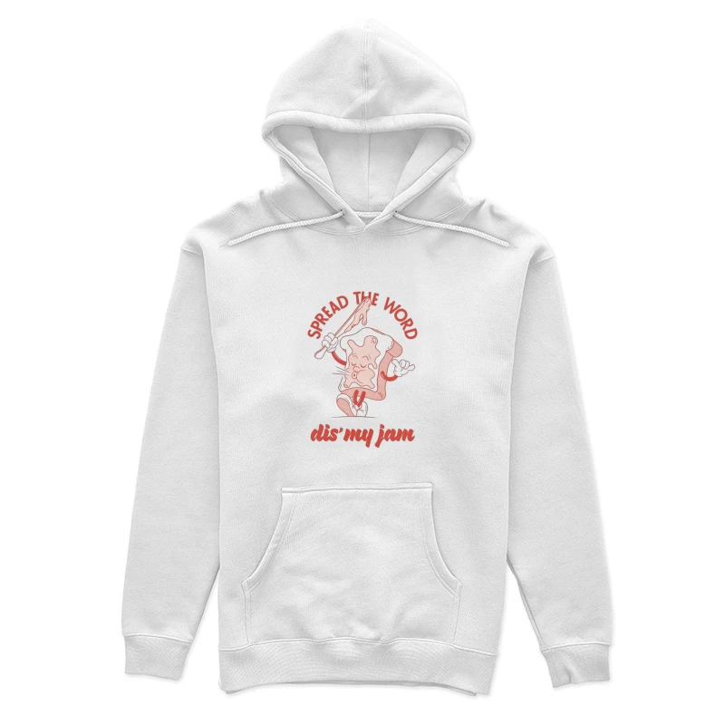 Fröhlicher Brotaufstrich-Charakter Damen Pullover Hoodie