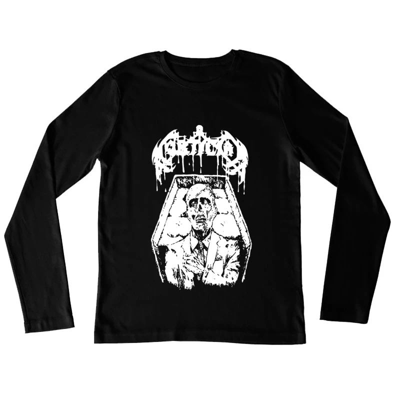 Mortician Band Female Long Sleeve T-Shirt