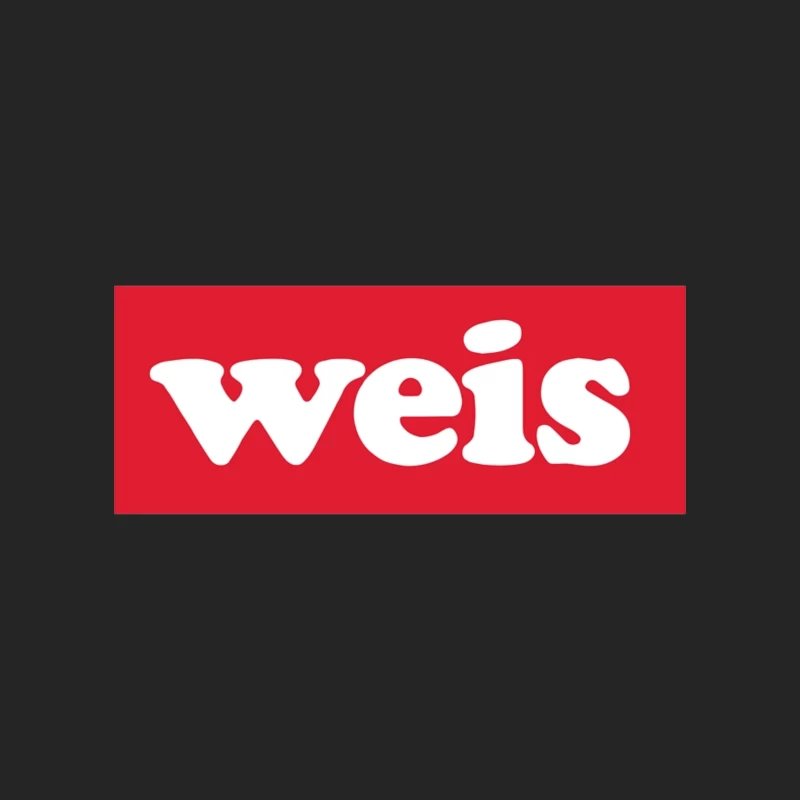 Weis Markets White Logo on Red Background Female Pullover Sweatshirt