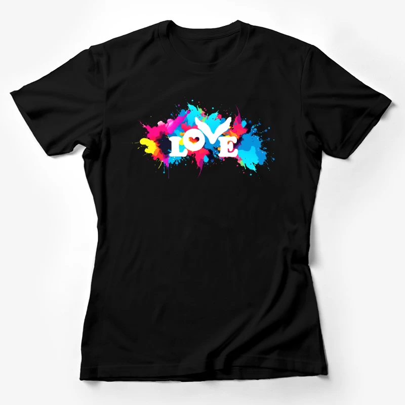 Coldplay Colorful Splash Female T-Shirt