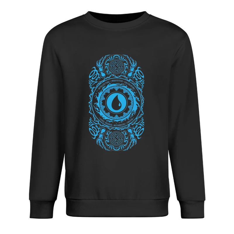 Logical Essence: The Precision Within Male Pullover Sweatshirt