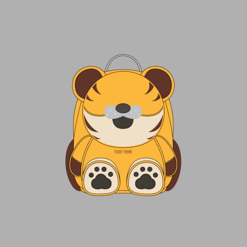Sac à dos enfant en forme de tigre Homme Débardeur