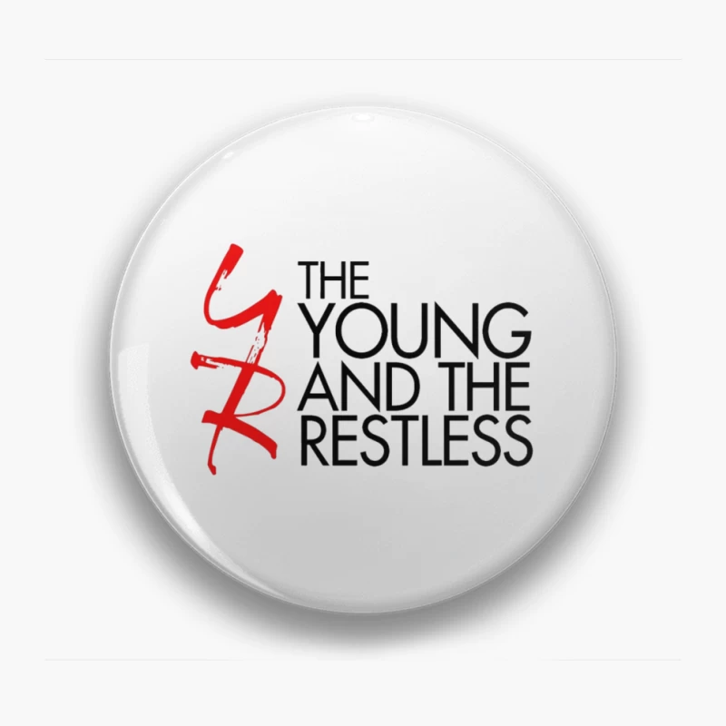 The Young and the Restless TV Show Logo Design Pin