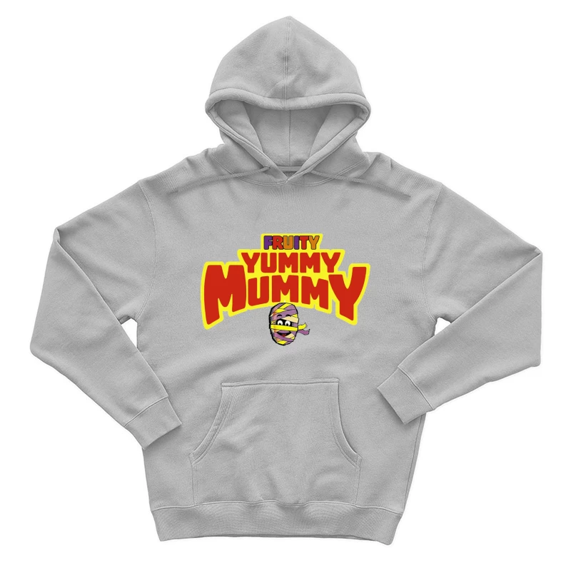 Fruity Yummy Mummy Cartoon Character Logo Male Pullover Hoodie