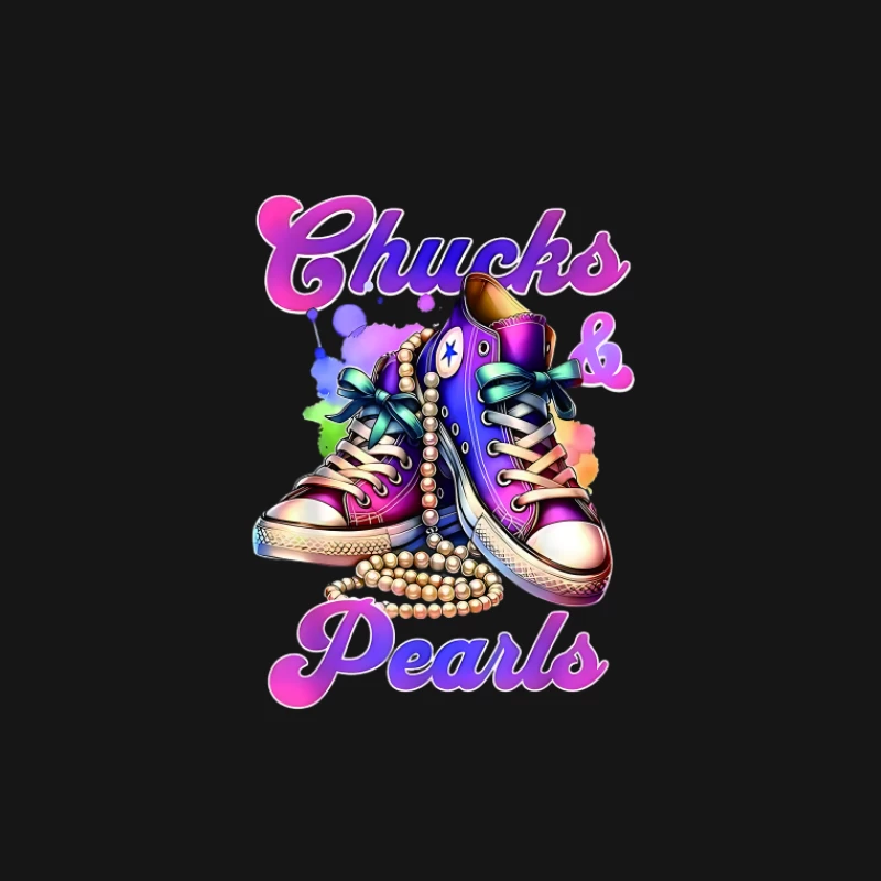 Chuck colorés avec des perles Homme T-Shirt