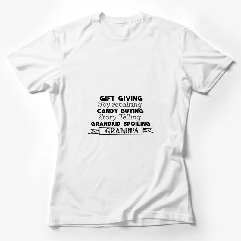 Motif Contemporain Grandpa Femme T-Shirt