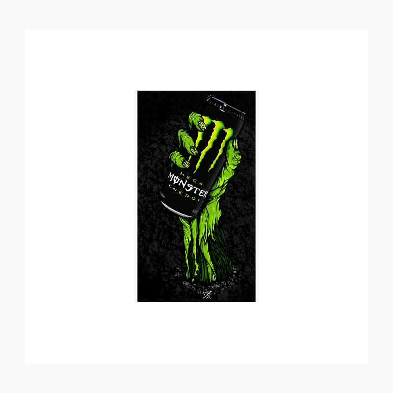 4 Monster Energy Drink (2) Throw Pillow