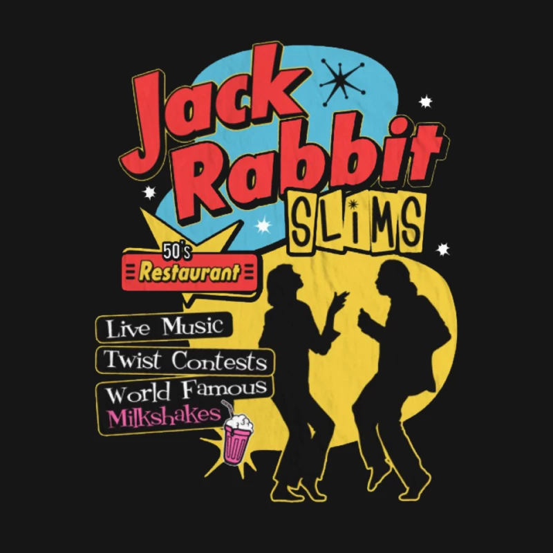 Jack Rabbit Slim's Retro 2 Male T-Shirt