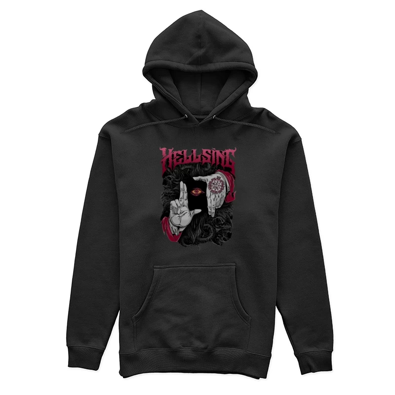 Höllische Gesten und Symbolik Damen Pullover Hoodie