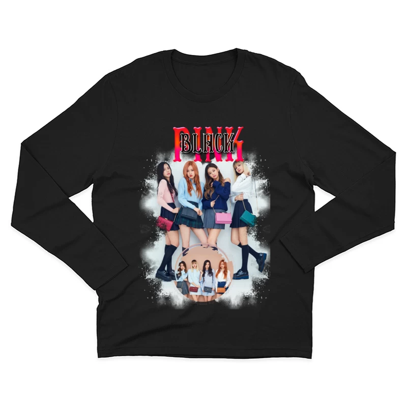 K-pop Girl Group Fashion Male Long Sleeve T-Shirt