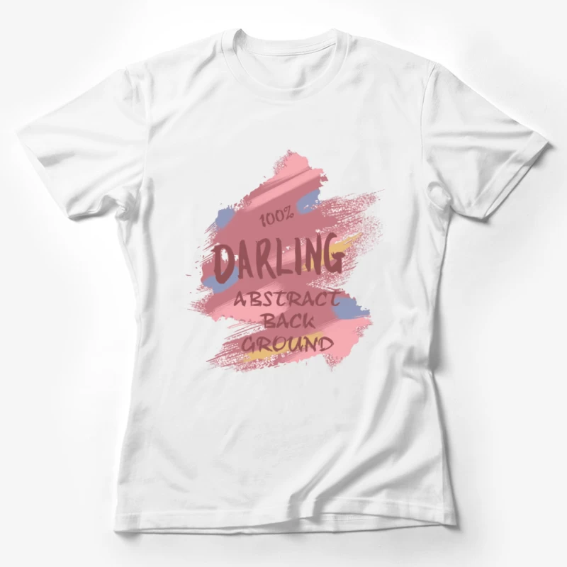 Abstrakte Kunsthintergrund Illustration Damen T-Shirt