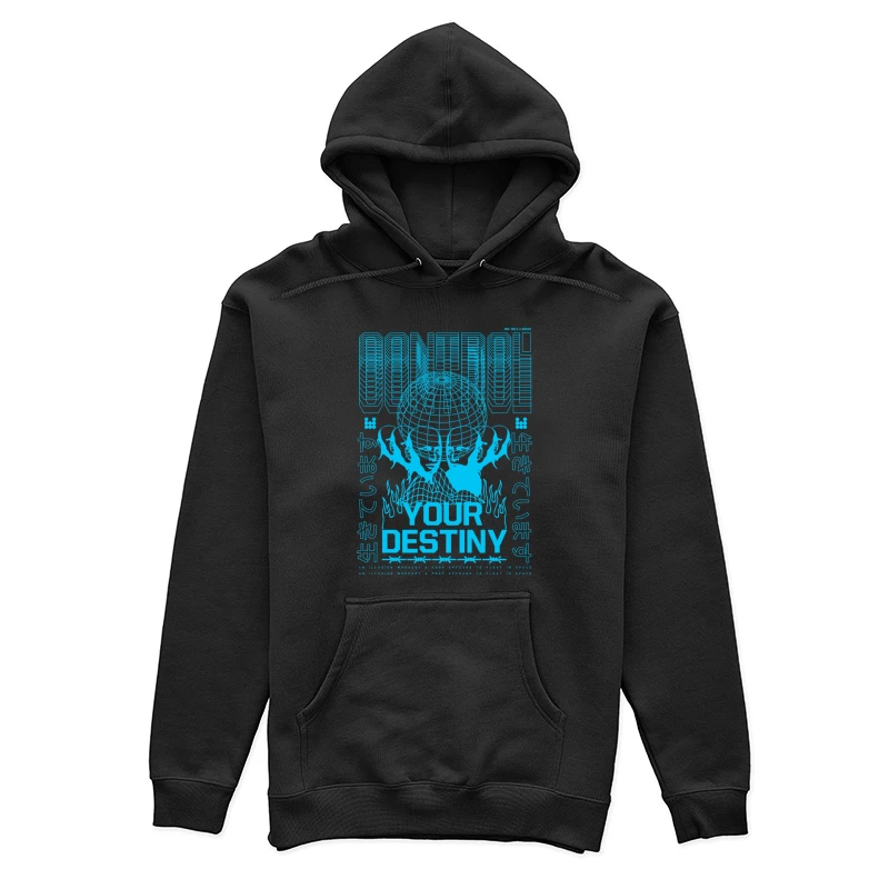 Kontrolliere dein Schicksal mit futuristischem Design Damen Pullover Hoodie