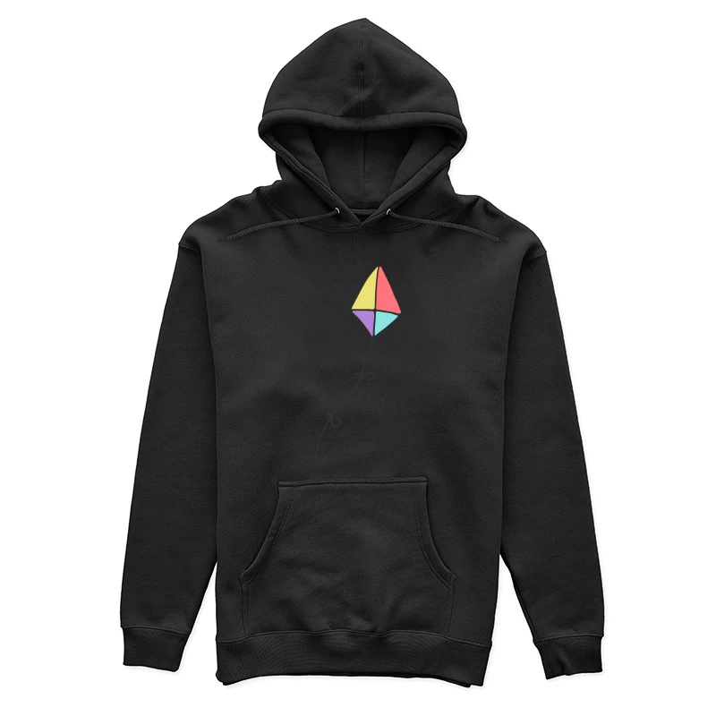 Cerf-volant coloré avec queue en spirale Femme Sweat à capuche