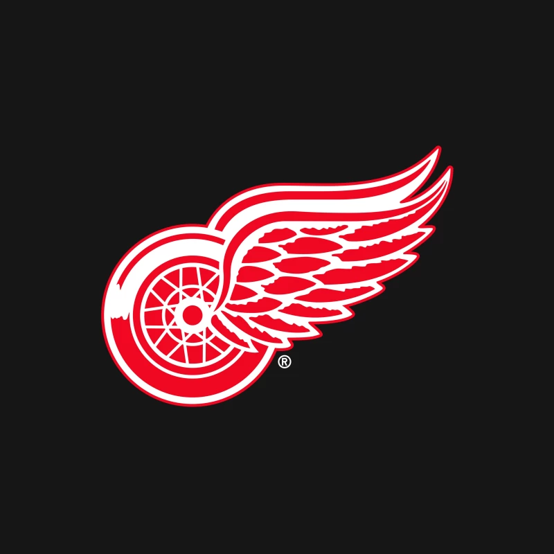 Detroit Red Wings NHL Hockey Team Logo Desk Mat