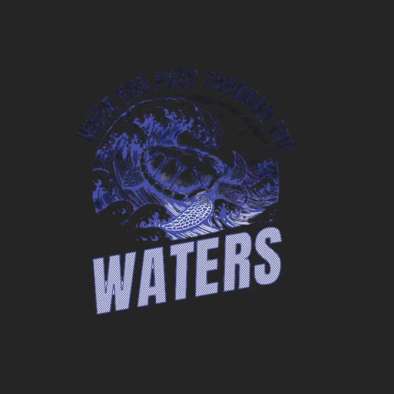 Océan Vagues avec Citation de Tortue Femme Sweat-shirt à enfiler