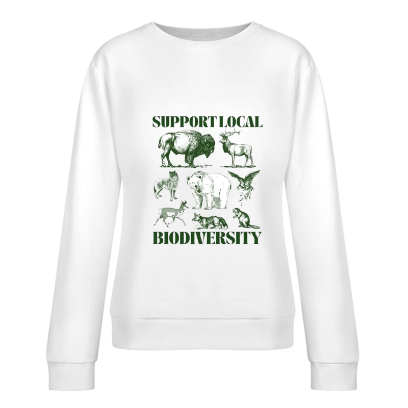 Soutenir la biodiversité locale Femme Sweat-shirt à enfiler