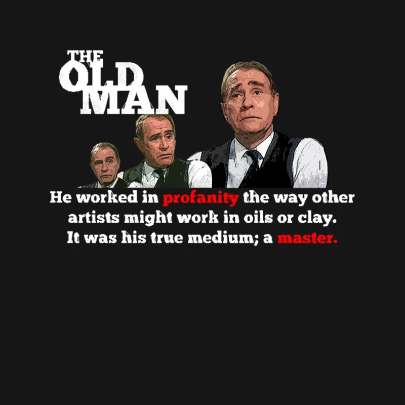 The Old Man, master of Profanity Mouse Pad
