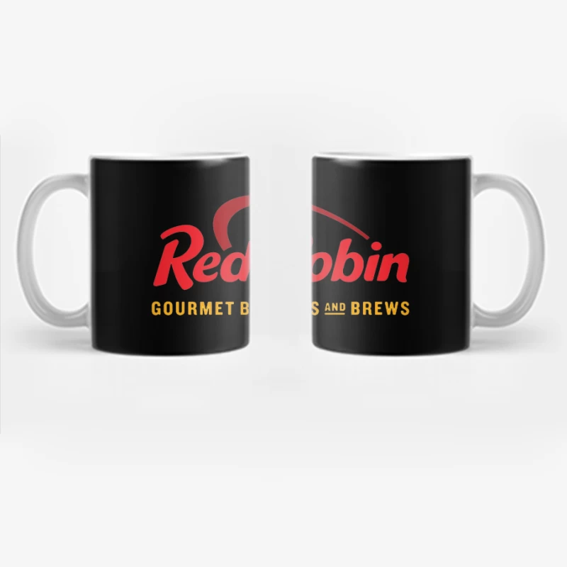 Red Robin Gourmet Burgers and Brews Restaurant Logo Coffee Mug