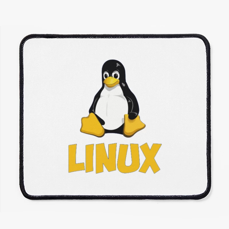 Tux: The Linux Operating System Mascot Logo Mouse Pad