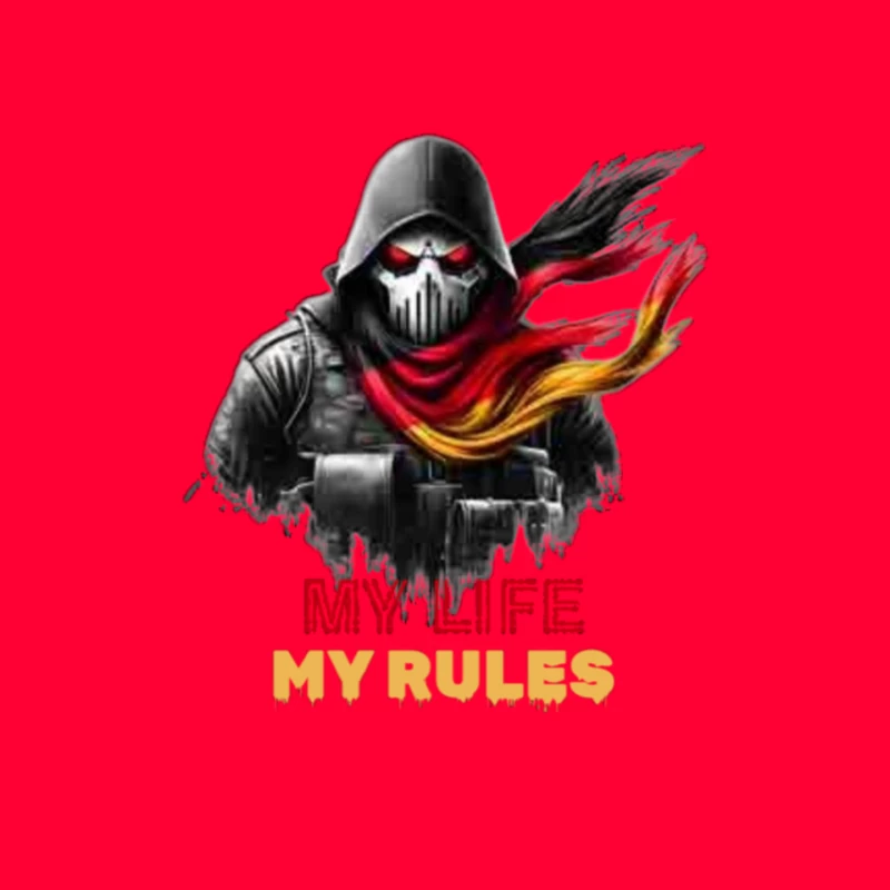 Rebel Symbolism with Personal Motto Mouse Pad