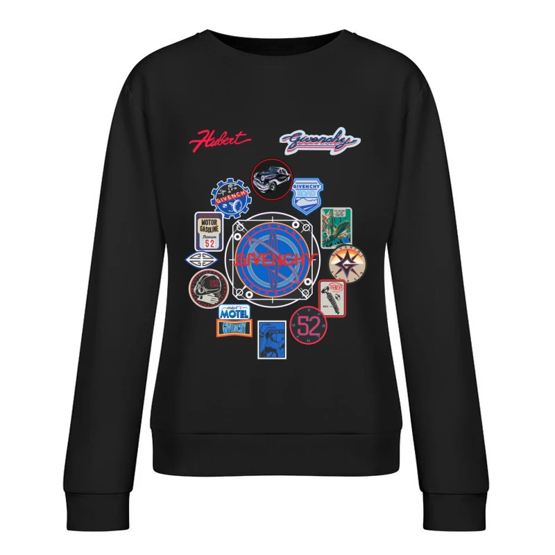 Givenchy Retro Kollektion Damen Pullover Sweatshirt