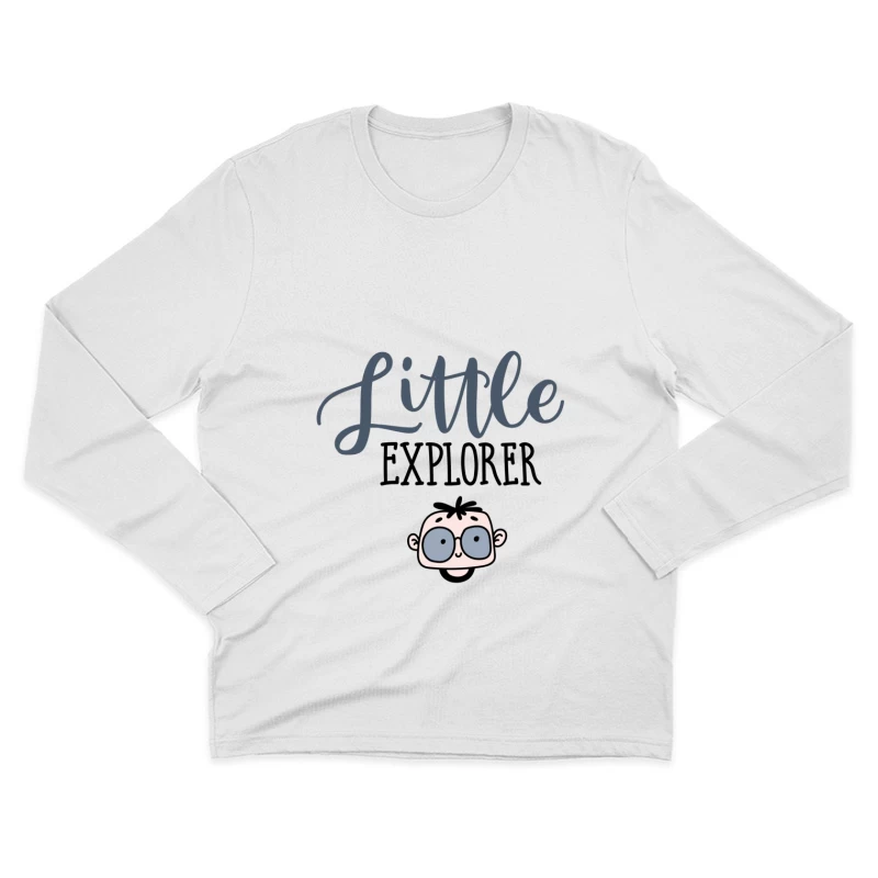 Petit Explorateur Amusant Homme Manches Longues T-Shirt