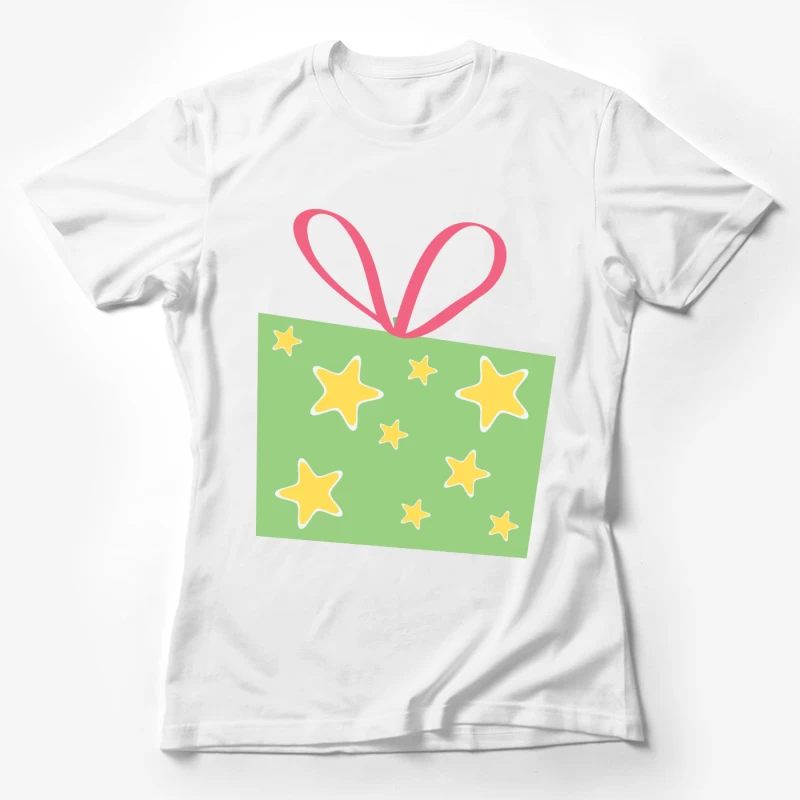 Geschenk mit Sternen Damen T-Shirt