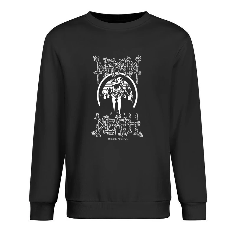 Napalm Death Analysis Paralysis Male Pullover Sweatshirt