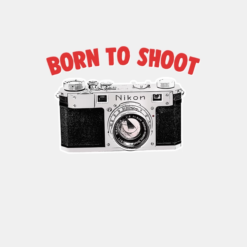 Born To Shoot  Camera Geek Gift Design Male Tank Top