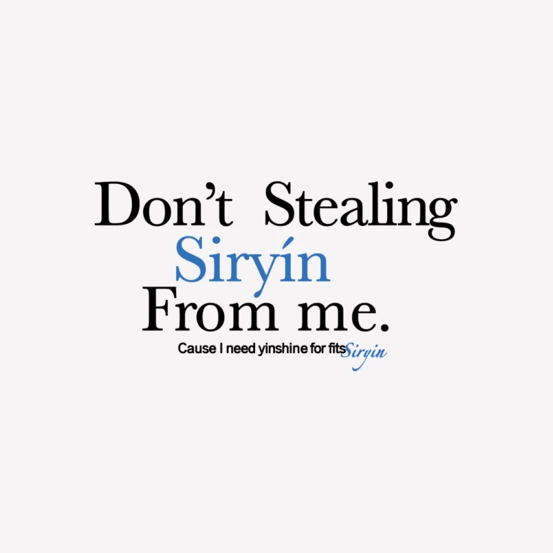 Warnung vor dem Stehlen von Siryin Damen T-Shirt