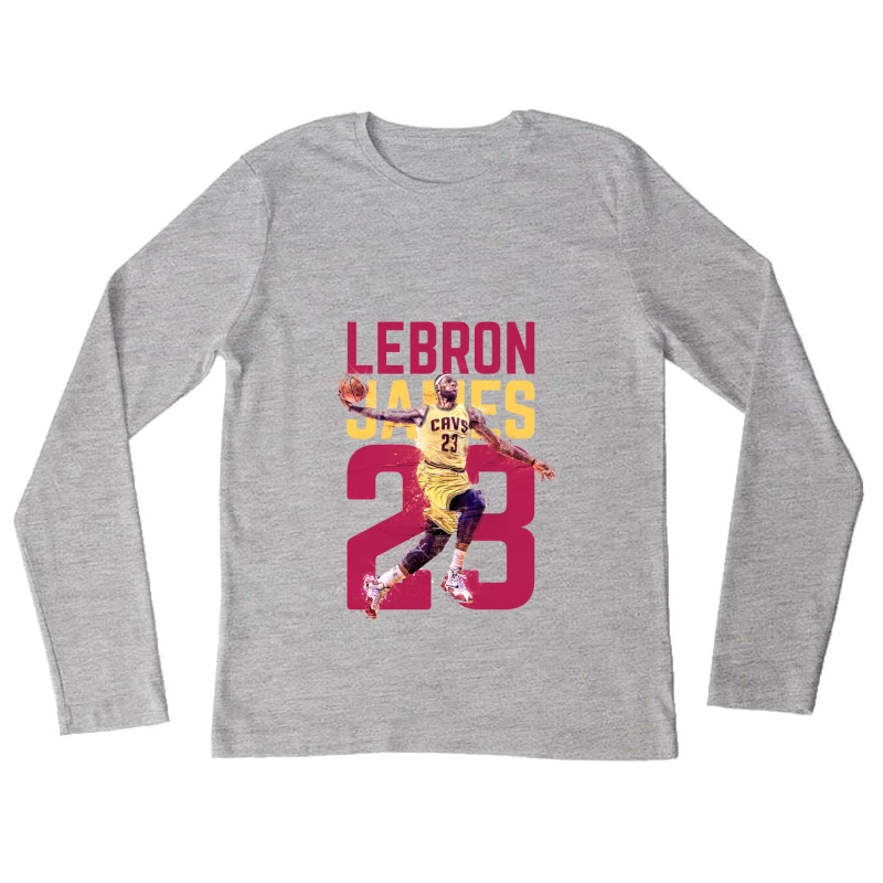 Basketballkunst: Spektakulärer Dunk Damen Langarm T-Shirt
