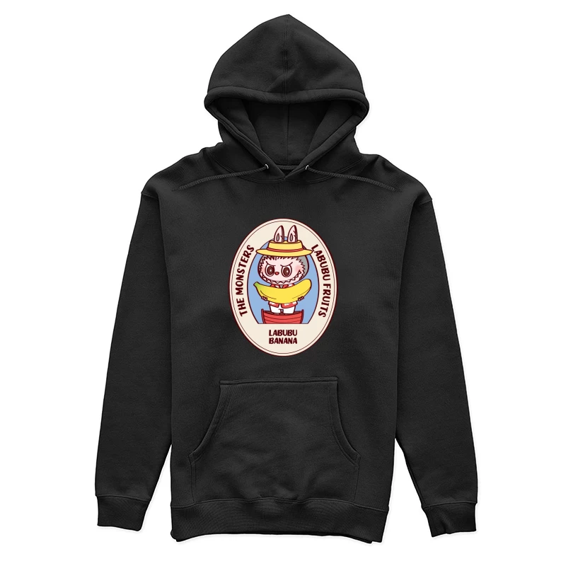 Die Monster Labubu mit Bananen Damen Pullover Hoodie