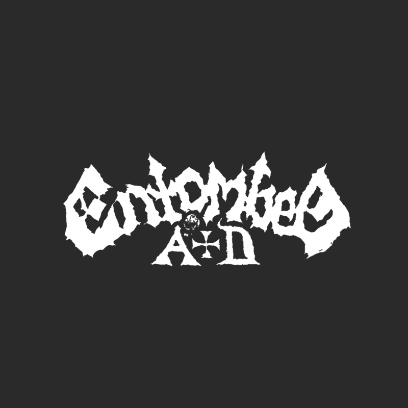 Entombed White Logo Baseball Cap