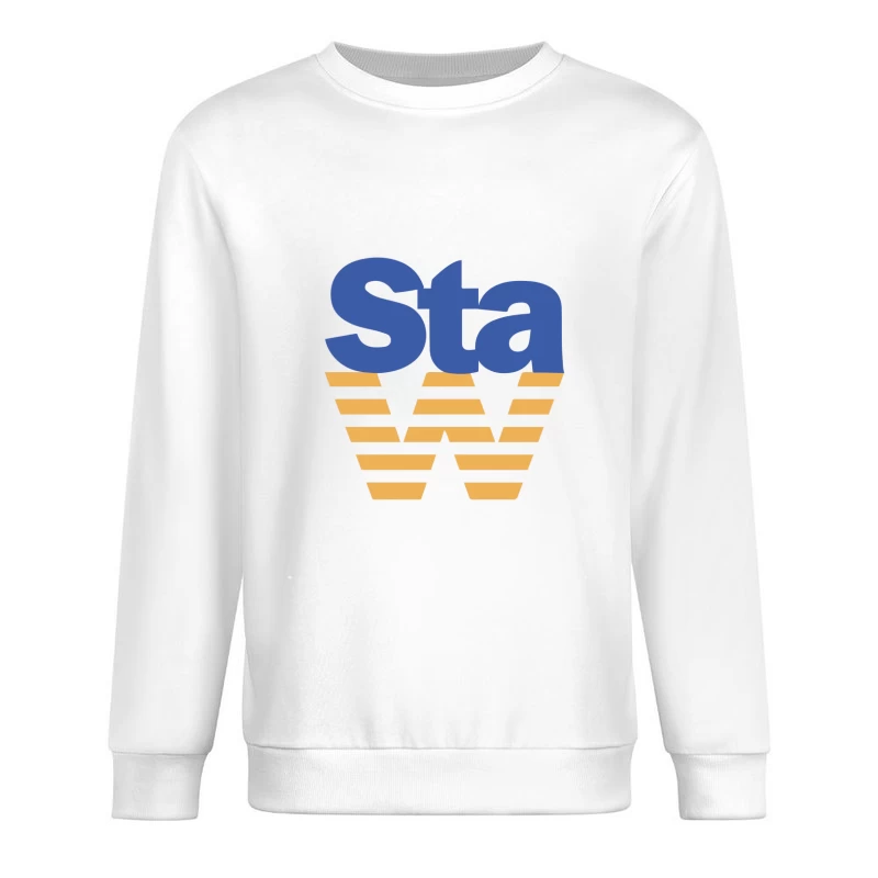 Stapel-W Textlogo Herren Pullover Sweatshirt