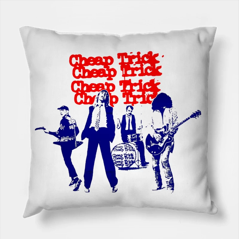 Cheap Trick Classic Throw Pillow