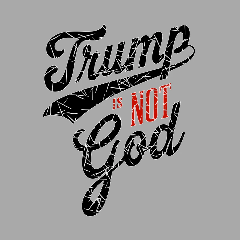 Trump is not God Female Pullover Hoodie