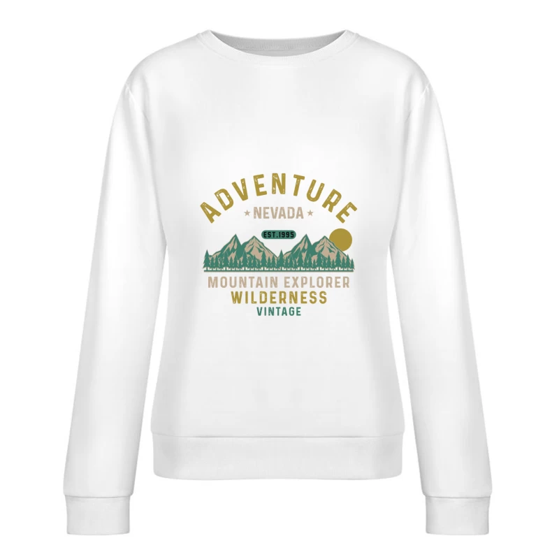 Abenteuer Nevada: Mountain Explorer seit 1995 Damen Pullover Sweatshirt
