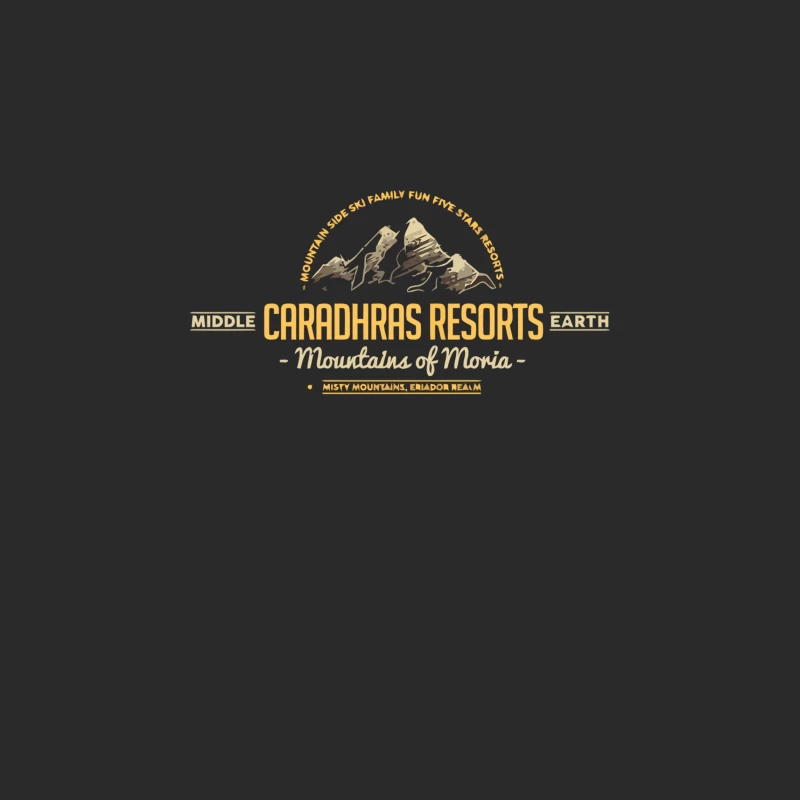 Caradhras Resorts: Middle Earth Ski Destination Logo Baseball Cap