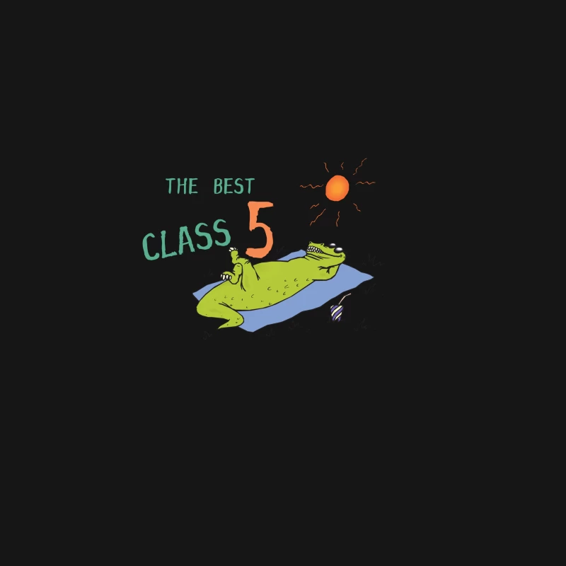 Der beste Frosch der Klasse 5 Herren T-Shirt